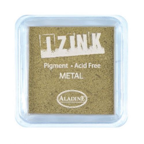 Izink 5cm Pigment Ink Pads Gold 