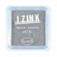 Izink 5cm Pigment Ink Pads Silver