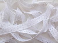 1.5cm Crochet Lace White