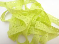 2cm Crochet Lace Lime Green