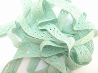 2cm Crochet Lace Mint Green