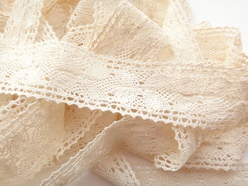 3.5cm Crochet Lace Cream