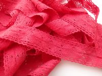 3.5cm Crochet Lace Red