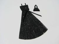 Miniature Black Glitter Dress