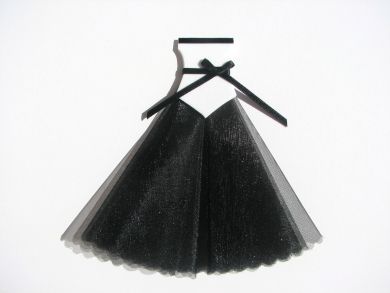Black and White Ballgown