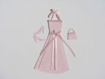 Pink Glitter Halterneck Dress