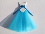 Turquoise Miniature Ballgown