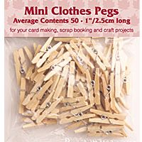 Mini Pegs Natural 