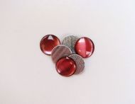 Pink Round Gemstones