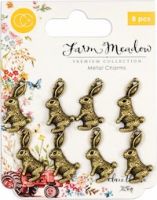 Bunny Rabbit Metal Charms