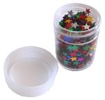 Multicolored  Metallic Star Confetti