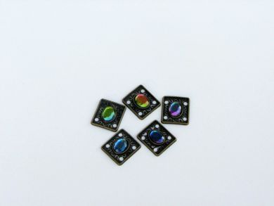 Square Vintage Gemstone Embellishment