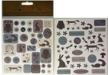 Wildflower Wood Sticker Sheets