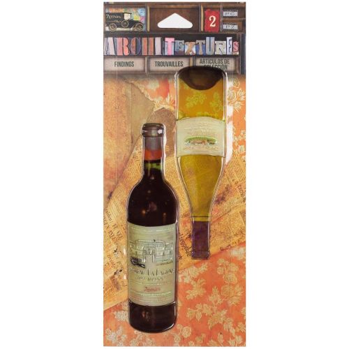 Wine Bottle Adhesive Embellishments