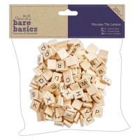 Wooden Scrabble Letter Tiles