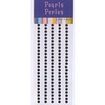 3mm Charcoal Self Adhesive Pearls