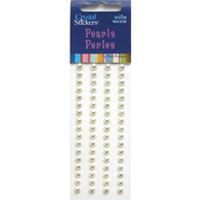 5mm Self Adhesive Pearls Natural