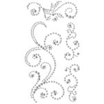 Self Adhesive Pearl Swirls Silver