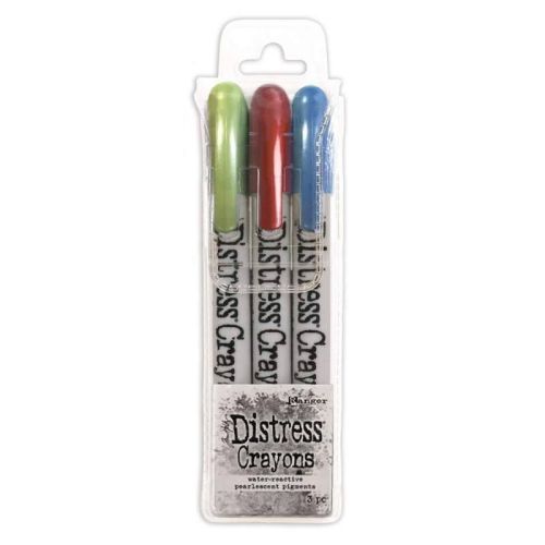 Tim Holtz Distress Crayons Christmas Set 3