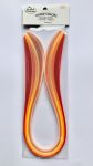 3mm Orange Shades Quilling Paper Strips