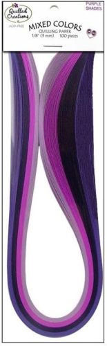 3mm Purple Shades Quilling Paper Strips