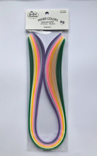 3mm Spring Colours Quilling Paper Strips