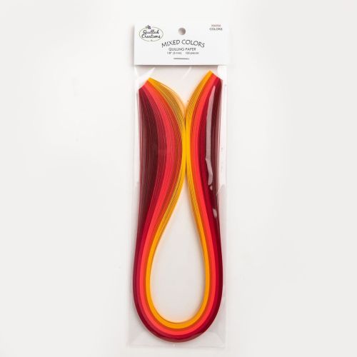 3mm Warm Colours Quilling Paper Strips