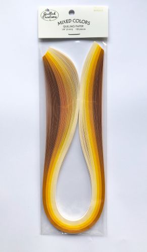 3mm Yellow Shades Quilling Paper Strips