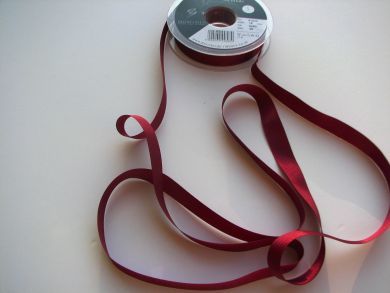 16mm Grosgrain Ribbon Dark Red