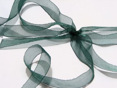 Forest Green Organza Ribbon