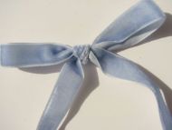 6mm Pastel Blue Velvet Ribbon