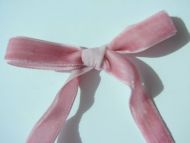 13mm Pink Velvet Ribbon