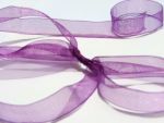 Purple Organza Ribbon