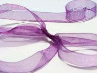 Purple Organza Ribbon