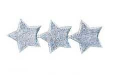 Silver Quilted Stars