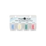 Glass Seed Beads Mini Pack Pastel Colours