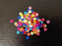 Multicoloured Metallic Mini Shapes