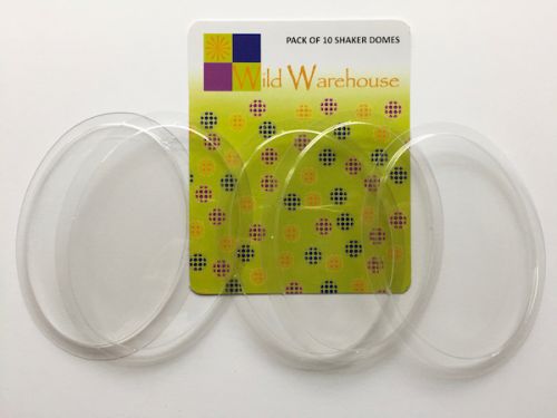 Transparent Plastic Shaker Domes Oval