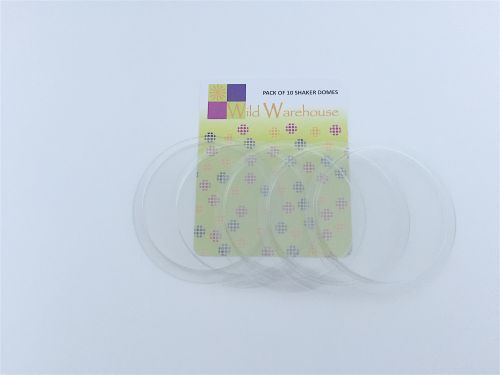 Transparent Plastic Shaker Domes Round