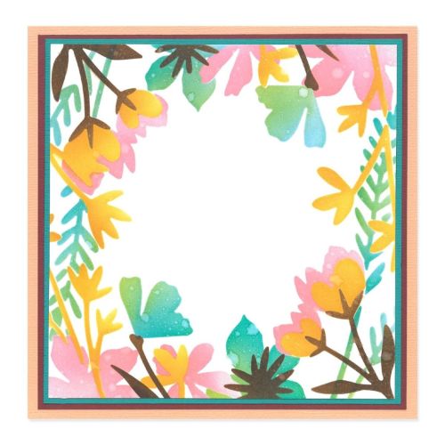 Sizzix Botanical Border Layered Stencil Set