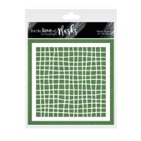 Nicely Netted Football Net Stencil