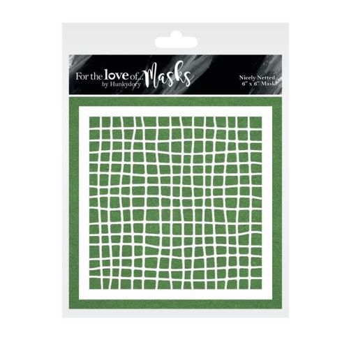 Nicely Netted Football Net Stencil