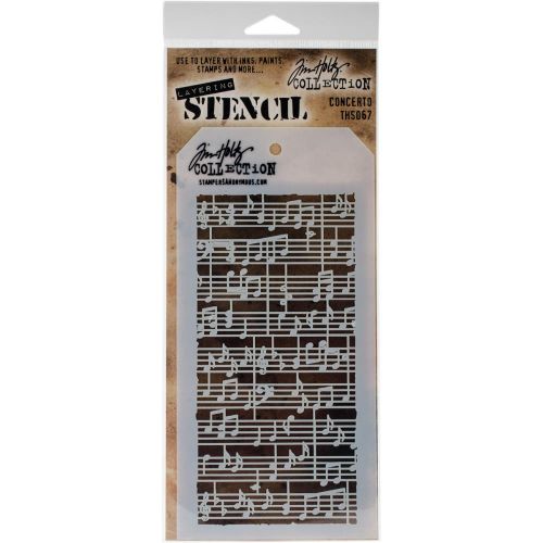 Tim Holtz Layering Stencil Concerto