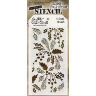 Tim Holtz Layering Stencil Festive (OUT OF STOCK)