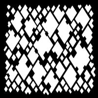 Woodware Diamond Mesh Stencil