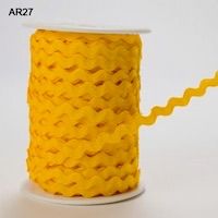 5mm Ric Rac Yellow