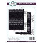 Wordies Everyday Sentiment Strip Sheets