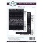 Wordies Milestones Sentiment Strip Sheets