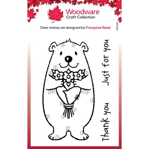 Flower Bear Clear Stamp Set