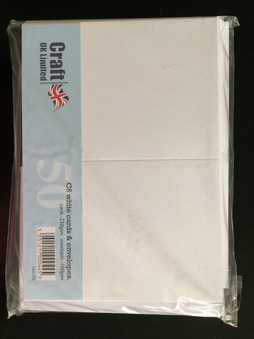 A6 White Card Blanks With Envelopes Bulk Pack Wild Warehouse